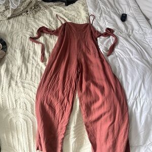 Pink jumpsuit